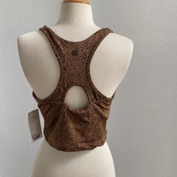 Sage Collective Keyhole Longline Sports Bra Size L NEW - Picture 4 of 8